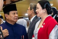 Presiden RI Prabowo Subianto bersama Ketua DPR sekaligus Ketua DPP PDIP Puan Maharani. (Instagram.com @puanmaharaniri)