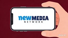 Pendiri Persrilis.com Budi Purnomo Karjodihardjo saat mengumumkan kemitraan distribusi press release digital bersama New Media Network (NMN) di Jakarta. (Dok. Persrilis.com)

