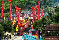 Photo taken on June 12, 2026 shows a scene of the Linshui Palace in Gutian County of Fujian Province, southeast China. (Xinhua/Li Hao)