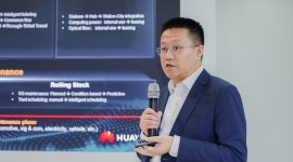 President of Huawei's Smart Rail BU, Raymond Zuo
