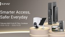 EZVIZ welcomes Indonesian families with newly launched products and exclusive promotions at the first stop of its national tech roadshow at Pakuwon Mall in Surabaya from Oct.20–25, 2026.