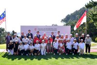 Turnamen Golf Putri Junior Asia Hanwha Life Invitational – Foto Bersama pada Upacara Penghargaan